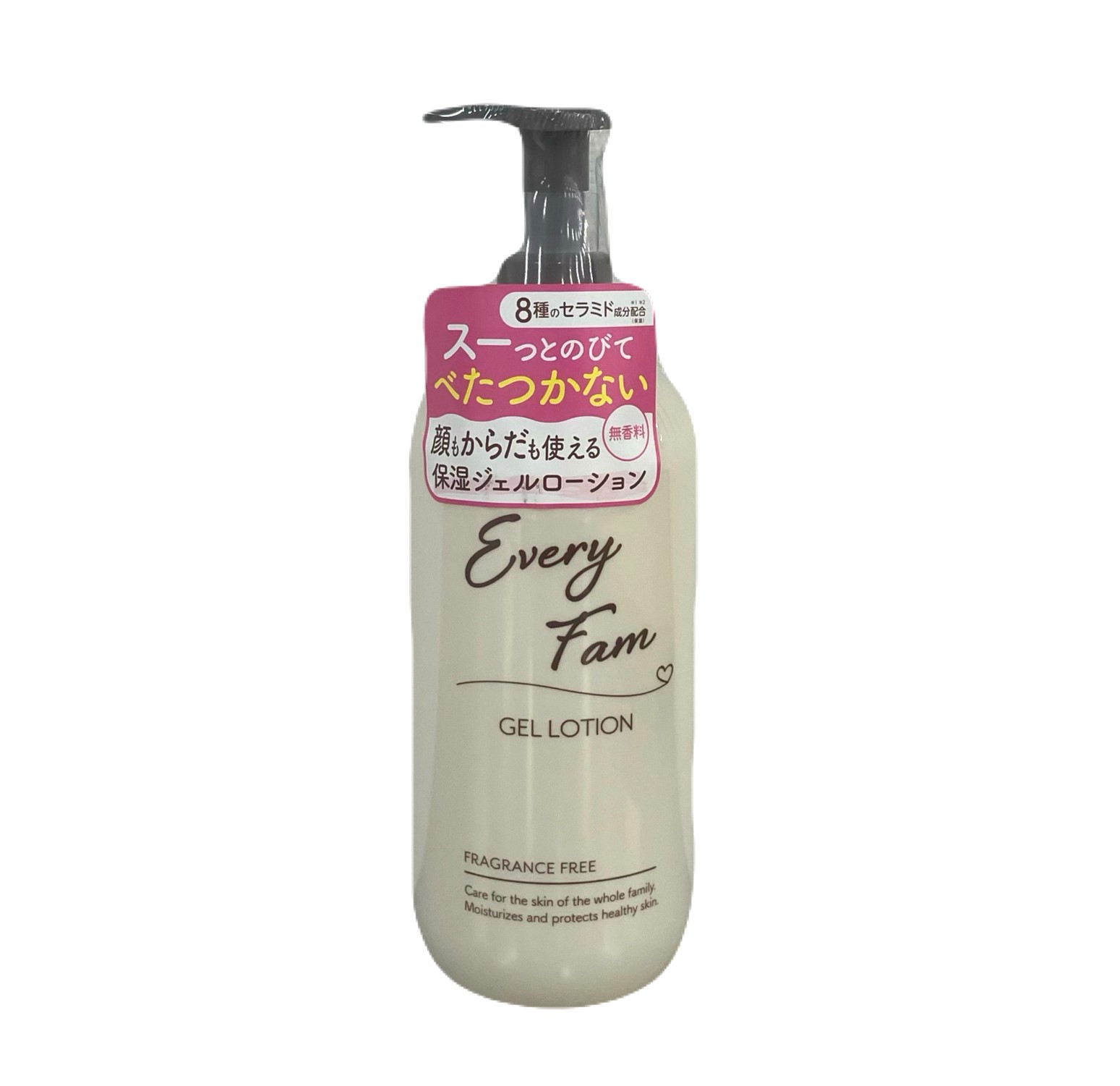 エブリーファム 保湿ジェルローション<br>無香料 500ｇ<br>顔もからだも使える♪