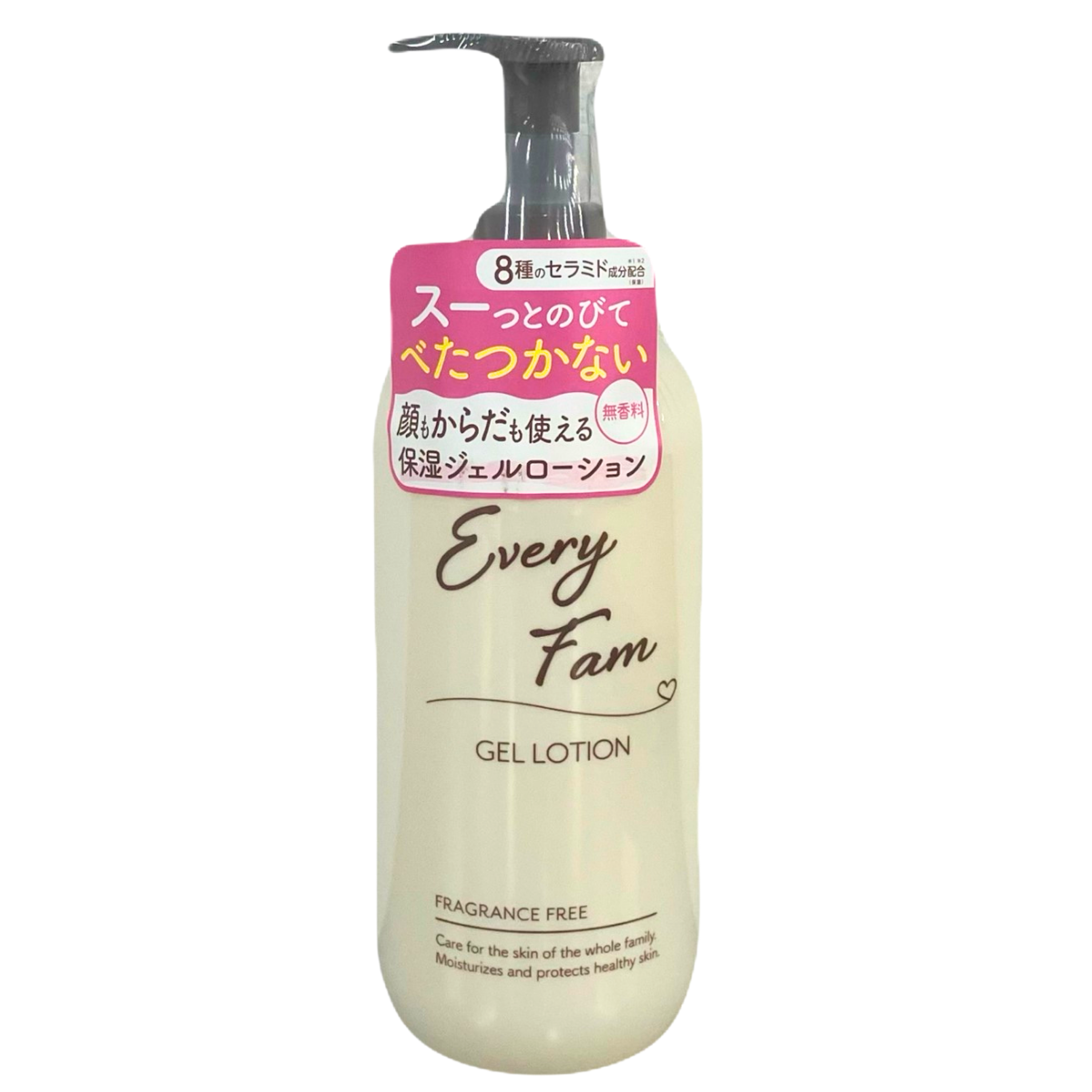 エブリーファム 保湿ジェルローション<br>無香料 500g<br>顔もからだ