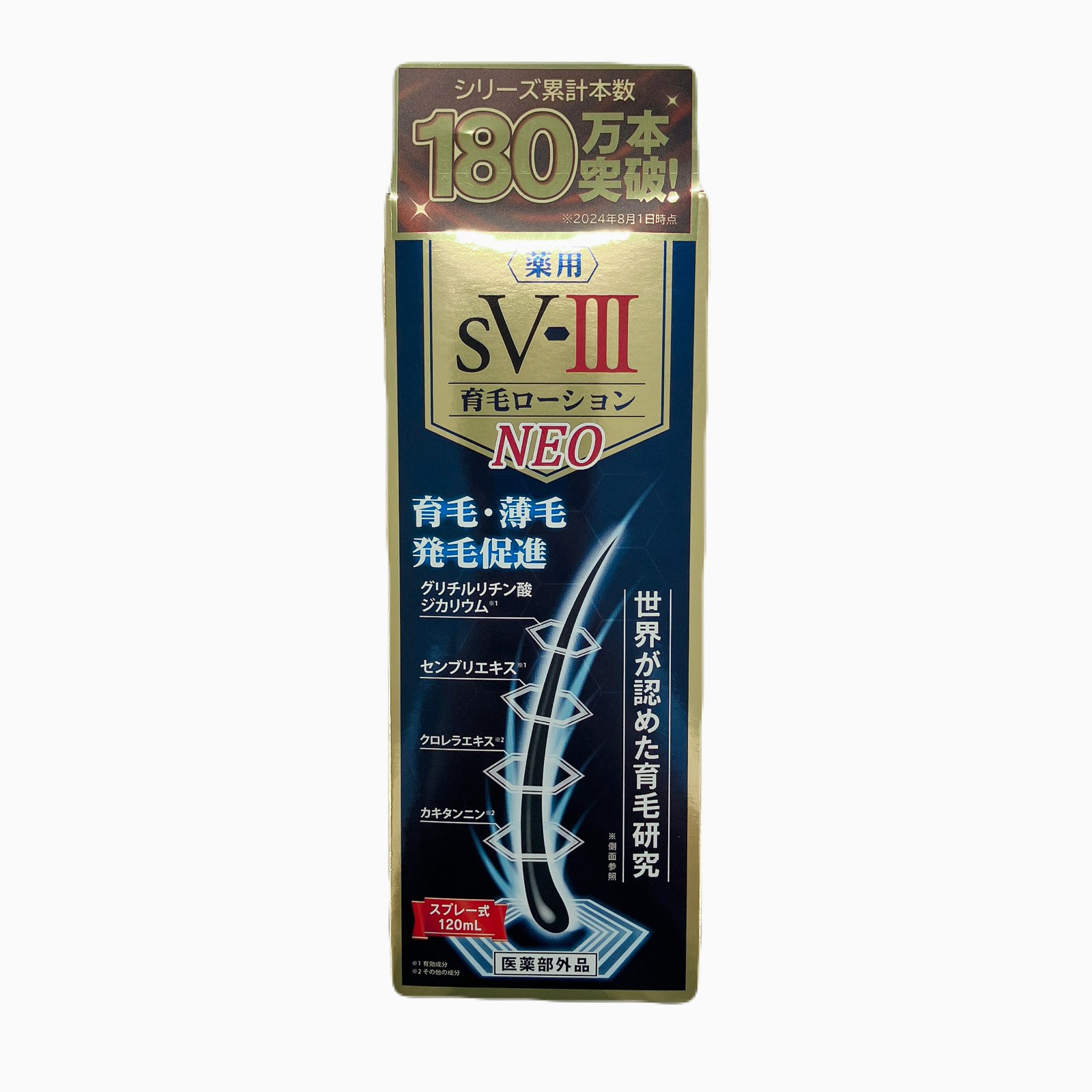 SV-Ⅲ育毛ローションNEO 120ml<br>世界が認めた育毛研究