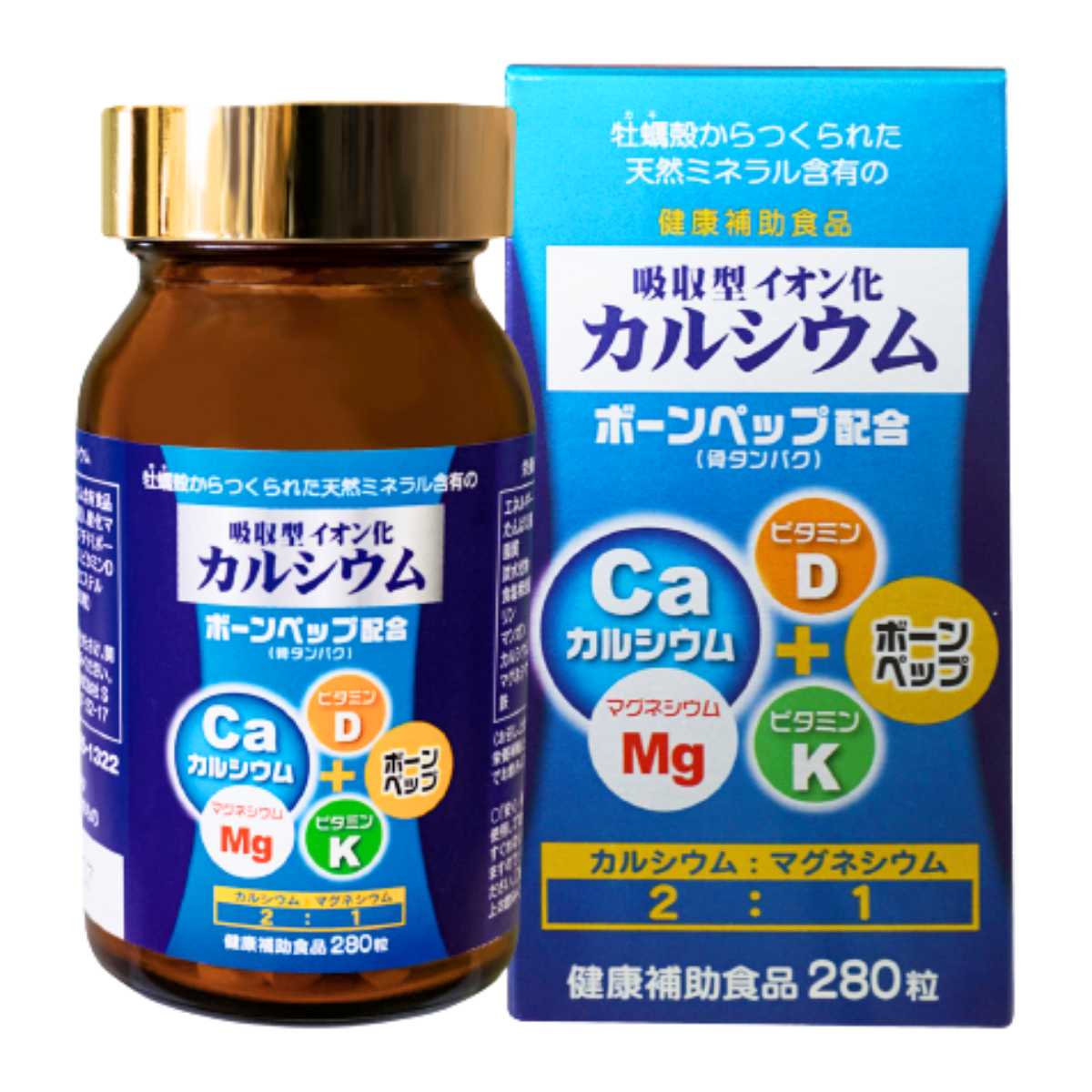 吸収型イオン化カルシウム（280粒）※